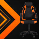 Sedia Gaming 59x120 cm in Similpelle Arancio-5