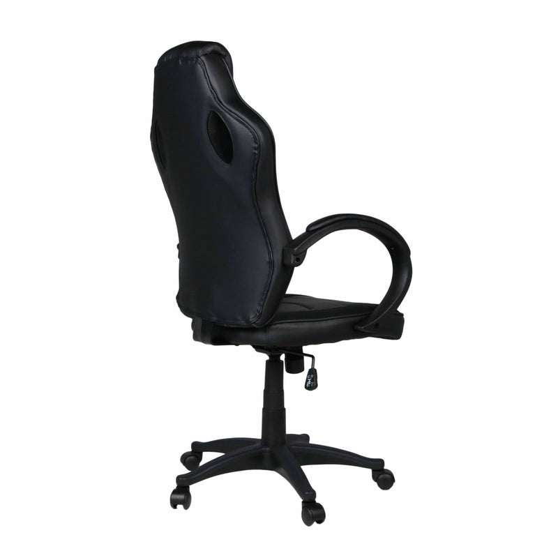 Sedia da Gaming Ergonomica 59x110/120x65 cm in Similpelle Nero-4