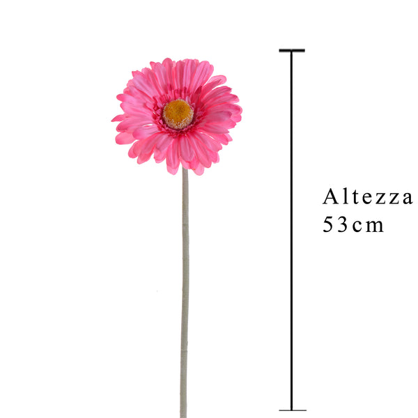 Set 12 Fiori Artificiali di Gerbera H 53 cm acquista