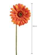 Set 8 Fiori Artificiali di Gerbera Singolo H 62 cm-3