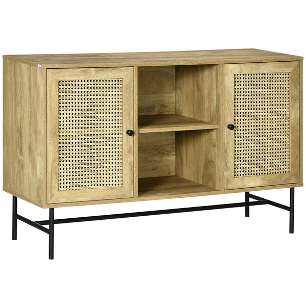 acquista Mobiletto Basso 120x38x76,2 cm in Rattan Naturale