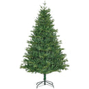 Albero di Natale Artificiale H180 cm 1443 Rami con Decori e Base in Metallo Verde-1