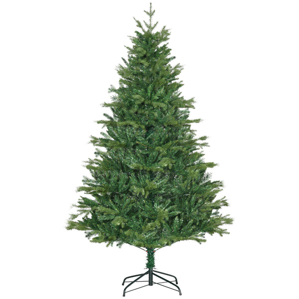 Künstlicher Weihnachtsbaum H180 cm 1443 Äste mit Dekorationen und grüner Metallbasis online