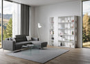 Libreria Moderna 5 Ripiani 178x36x204 cm in nobilitato Bianco-3