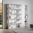 Libreria Moderna 5 Ripiani 178x36x204 cm in nobilitato Bianco-1