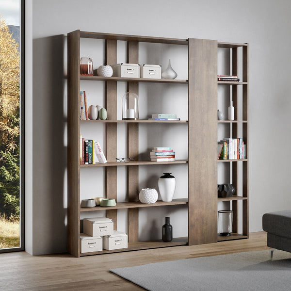 sconto Libreria Moderna 5 Ripiani 178x36x204 cm in nobilitato Marrone