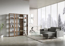 Libreria Moderna 5 Ripiani 178x36x204 cm in nobilitato Marrone-3