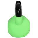 Kettlebell 12 kg per Allenamento Spalle e Bicipiti 20x13x23 cm in Metallo e Gomma Verde-8