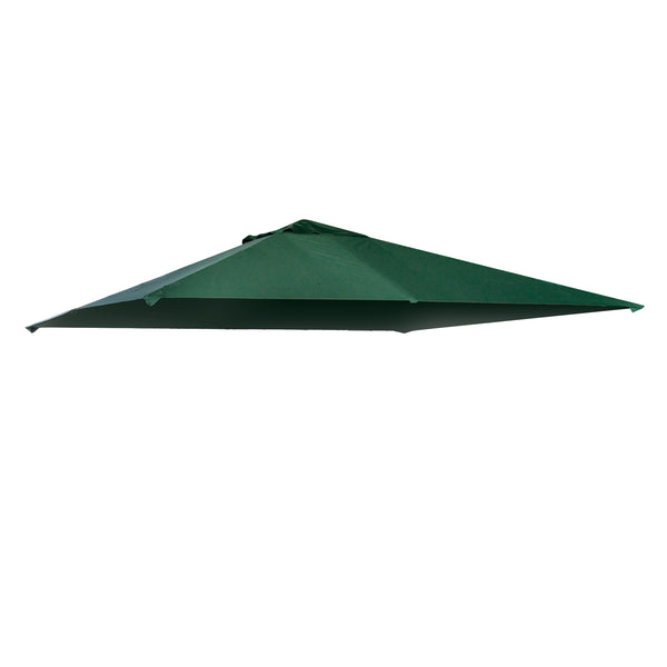 Tetto di Ricambio per Gazebo da Giardino 3x3m in Poliestere Verde sconto