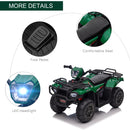 Quad Elettrico per Bambini 12V Verde-7