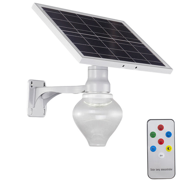 LED-Lampe für Garten und Hof mit Solarpanel IP65 Straßenlaterne mit Fernbedienung sconto