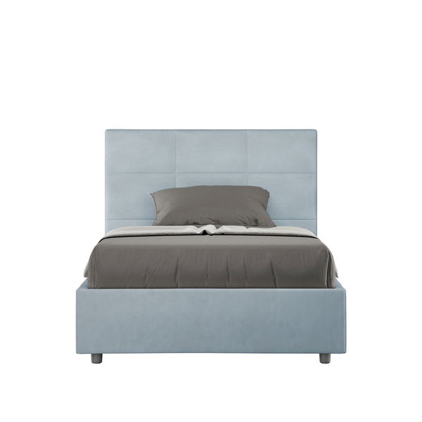 sconto Letto 1 Piazza e Mezzo Mika Azzurro Varie Misure