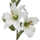 Set 6 Rami Artificiali Lilium Composto da 3 Fiori H 65 cm-3