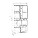 Libreria bifacciale 79x166,5 cm Rail mostarda -4