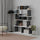 Libreria design 120x29,2x149 cm Apollon bianco antracite