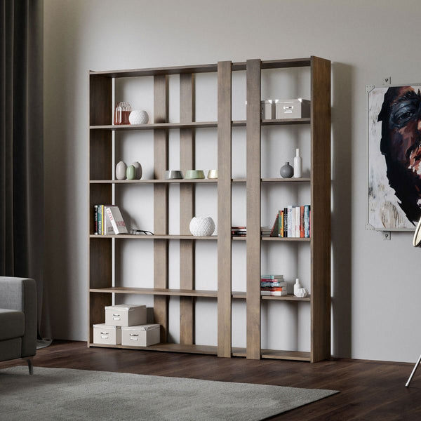 Libreria Moderna 5 Ripiani 178x36x204 cm in nobilitato Marrone online