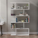 Libreria 90x157h cm 5 ripiani Volans bianca  -3