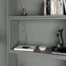 Libreria 72x22x200 cm Wish estensibile angolare Grigio-6