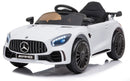 Macchina Elettrica per Bambini 12V con Licenza Mercedes GTR Small AMG Bianca-1