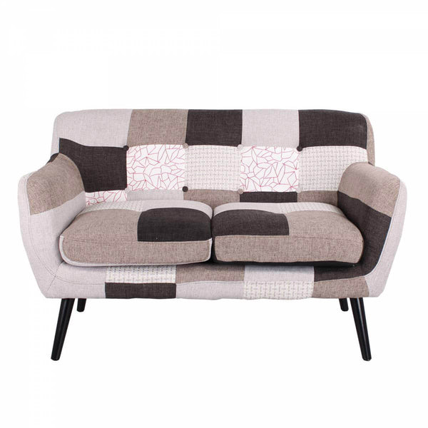 2-Sitzer-Sofa 130 x 80 x 68 cm in elegantem Stoff online