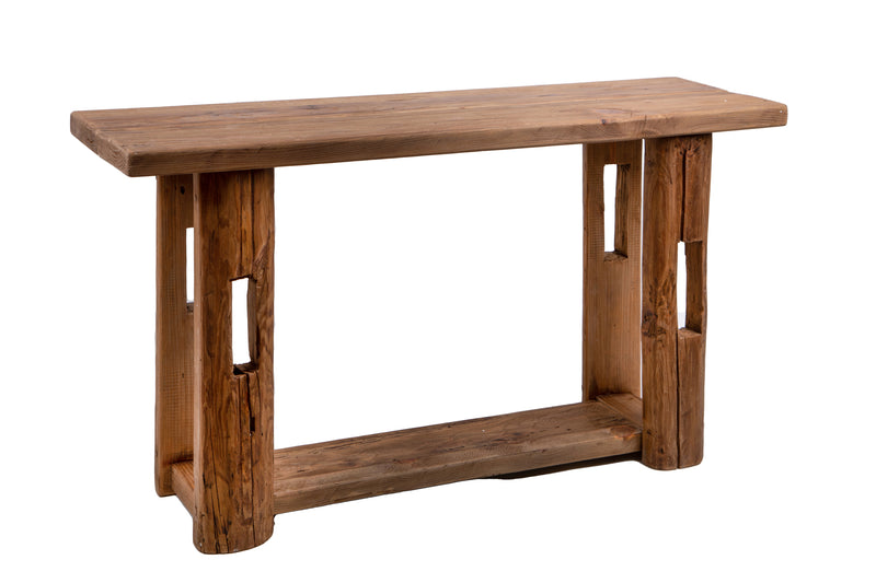 Consolle in Legno 140x40x H 76 cm-2