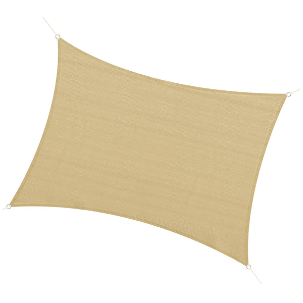 Vela Ombreggiante Protettiva 4x3m  in HDPE Beige prezzo