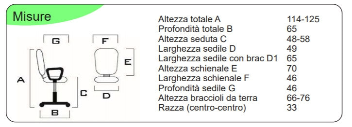 Sedia Poltrona Presidenziale da Ufficio in Rete Tosini Huston Nera-2