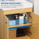 Mobile Bagno sotto Lavabo con Lavello 60x41,5x88 cm in Truciolato Naturale-6