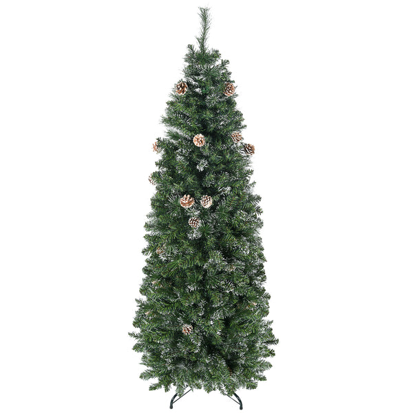 online Albero di Natale Artificiale 180 cm 618 Rami con Pigne Verde