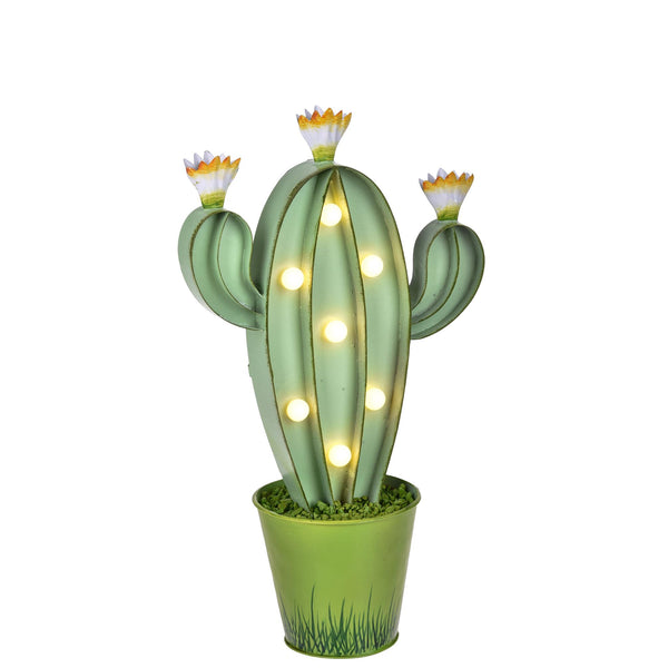 online Lampada Cactus con Luci H 24 cm