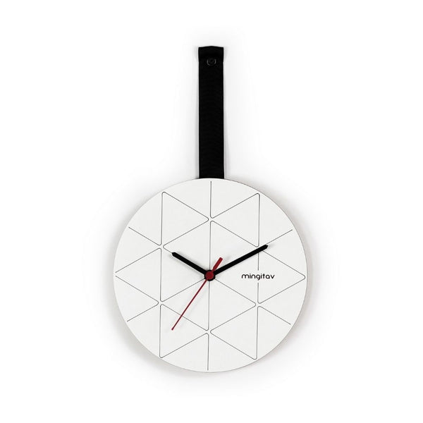 Orologio da parete Minuetto nero e bianco online