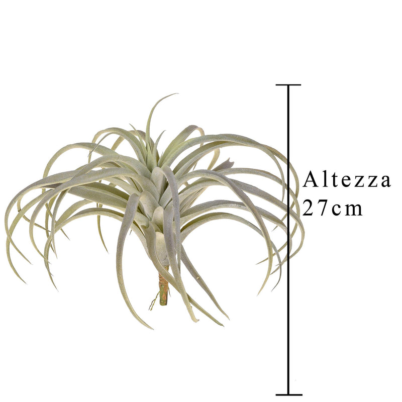 Set 2 Foglie Artificiali Tillandsia con 32 Foglie H 27 cm-2