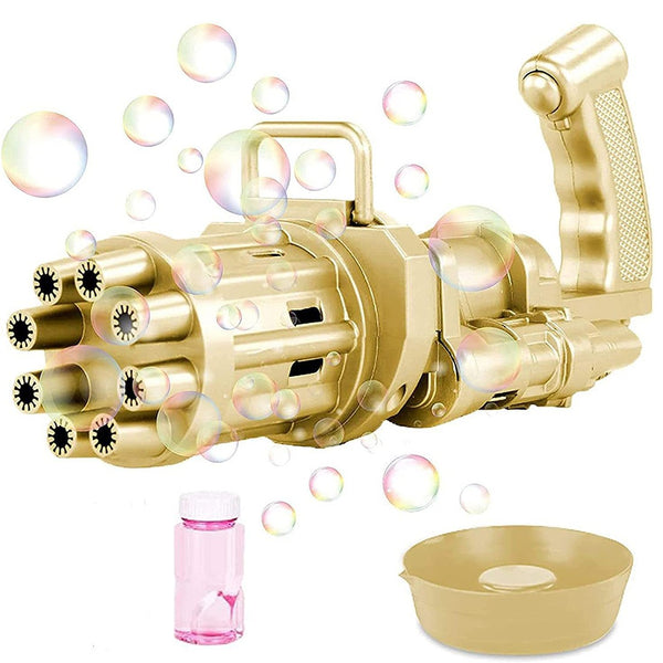 acquista Automatische Seifenblasenpistole Ba Battery Bubble Gun Gold