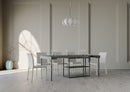 Consolle Allungabile 90-196x40x77 cm in Nobilitato Grigio-3