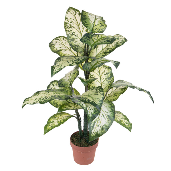 Pianta Artificiale Aglaonema in Vaso con 22 Foglie H 100 cm online