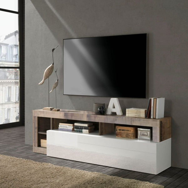 Porta TV Mogol bianco lucido pero 184x42x58H acquista