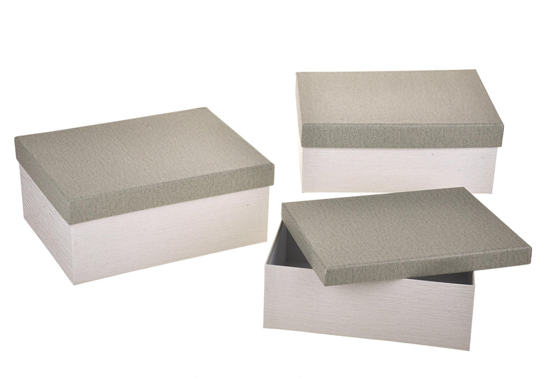 Set 3 Scatole Rettangolare 40x31x18 cm-1