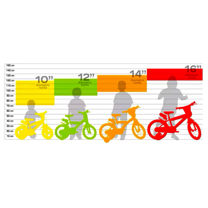Bicicletta per Bambina 12” 2 Freni Bimba Stella Ciclamino-2