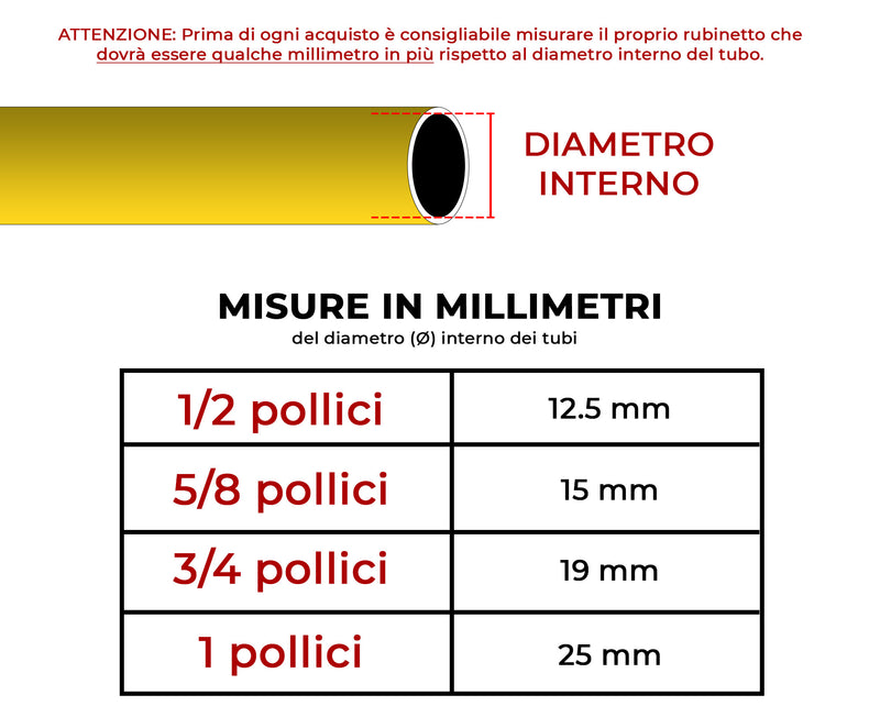 Tubo da Giardino per Irrigazione 4 Strati in PVC Antitorsione Match Giallo Varie Misure-3