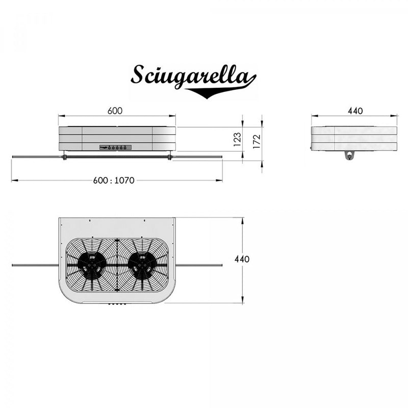 Kit Asciugabiancheria Asciugatrice per Biancheria 2 x 25W 5 Grucce e Telecomando Sciugarella Bianco-10