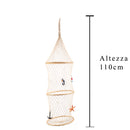 Set 2 Rete Decorativa Nassa Pescatori 110 cm-2