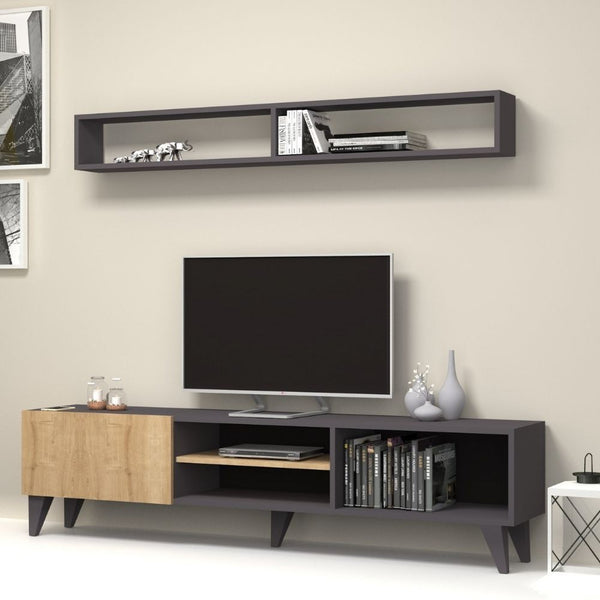 sconto Soggiorno porta TV Amore nero rovere