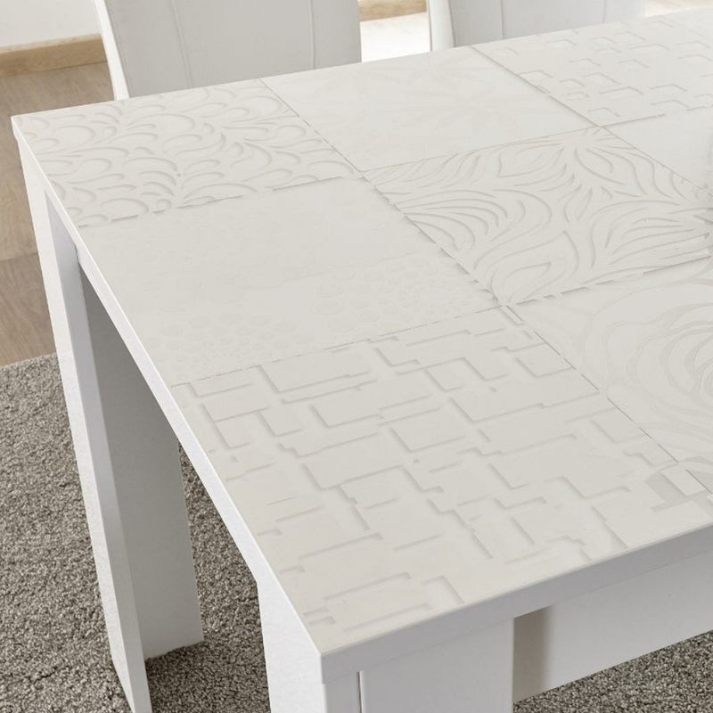 Tavolo allungabile 137/185x79x90 cm Jasna bianco-2