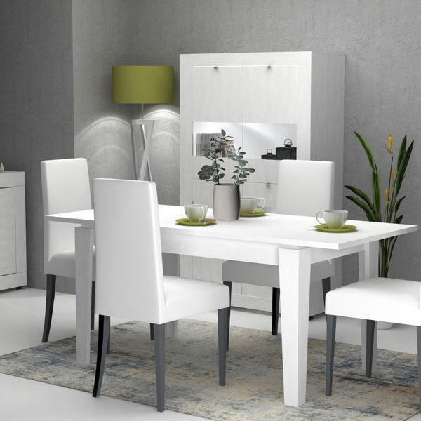 prezzo Tavolo allungabile 140/180x80 cm Tolmen bianco larice