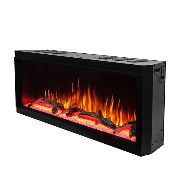 Camino Elettrico da Incasso 56,1x159,8x30,5 cm Effetto Fiamma 1500W Salvador 60 Nero online