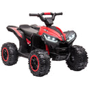 Mini Quad Elettrico per Bambini 12V Fari a LED Rosso-1