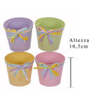 Set 6 Contenitori Decorativo Linea Rafia Larghezza 12 cm-2