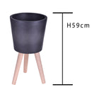 Vaso con Gambe Faggio Misure 31x59 cm-2