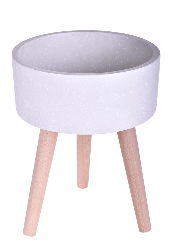 acquista Vaso con Gambe Faggio Misure 35x45 cm