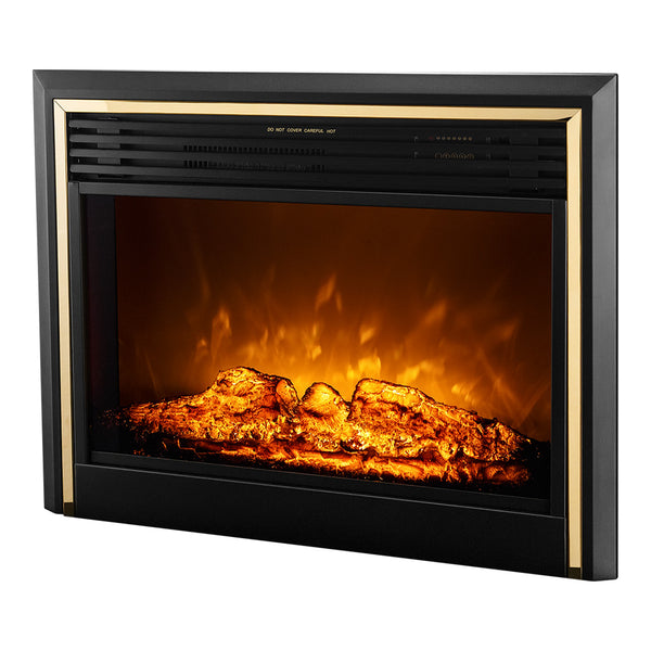 Camino Elettrico da Incasso 65,4x81,6x23,2 cm Effetto Fiamma 1950W Richi Nero acquista